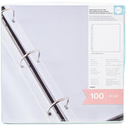 We R Ring Page Protectors 12"X12" 100/Pkg