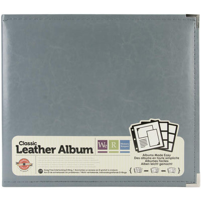 WRMK 12x12 Classic Leather Album - Charcoal