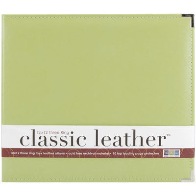 We R Memory Keepers 12x12 Classic Leather Album - Kiwi