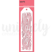 Uniquely Creative - Woodgrain Mark Making Stencil