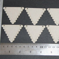 Banners Scalloped Triangles