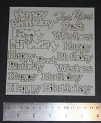 Card Sentiments - Birthday