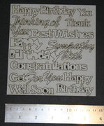 Card Sentiments - Various