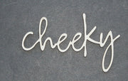 Cheeky - loopy font