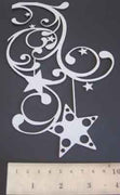Corner Xmas Star Spray