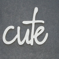Cute - loopy font