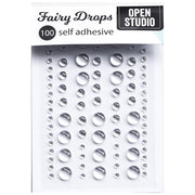Memory Box Self-Adhesive Fairy Drops - Clear