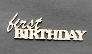 First Birthday Mini Title