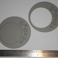 Frame Circle with Stars