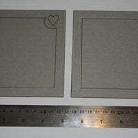 Frame Square with Heart
