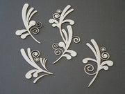 Funky Leaf Swirls