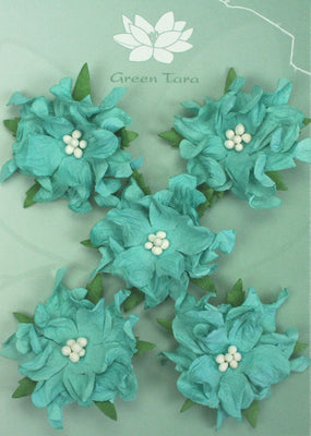 Green Tara - Gardenias - Turquoise
