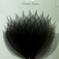 Green Tara - Skeleton Leaves - Black