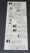 Mini School Class Titles