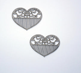 Ornate Chunky Hearts