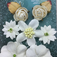 Green Tara - Rustic Flowers - White