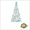 Swirly Star Christmas Tree
