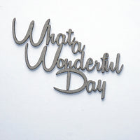 What A Wonderful Day Title