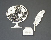 World Globe & Ink Set