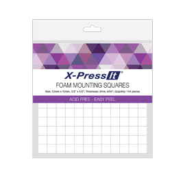 X-Press It Foam Mounting Squares - 12mmx12mm